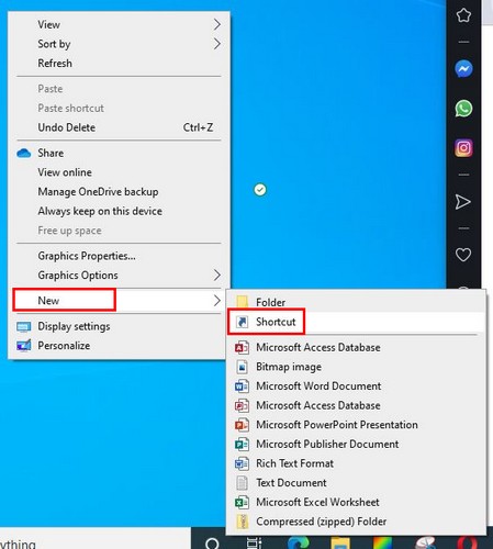 How to create windows 10 calculator shortcut