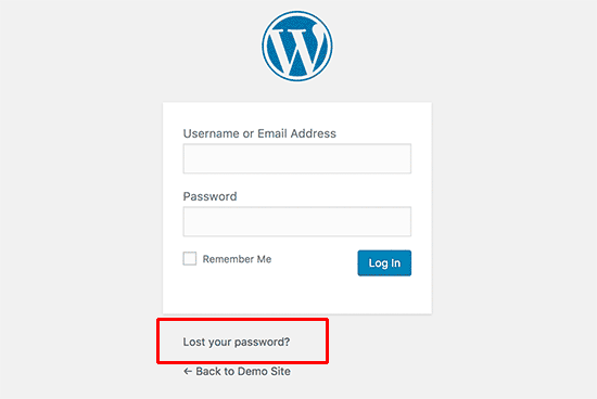 WordPress admin şifresi sıfırlama